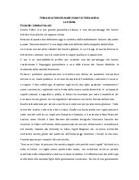 Tesina multidisciplinare terza media argomento "LA DONNA" e collegamenti