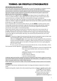 TORINO: UN PROFILO ETNOGRAFICO