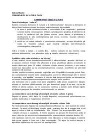“ Comunicare la cultura, oggi “ di Andrea Maulini - RIASSUNTO LIBRO