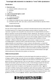 Tecnologie della maternità: antropologia di genere