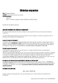 Appunti di CHIMICA ORGANICA