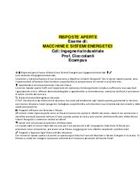 Paniere COMPLETO: Macchine e sistemi energetici- prof Cioccolanti