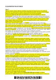IL DOMINIO MASCHILE