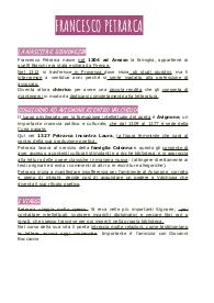 Vita e personalità di Francesco Petrarca