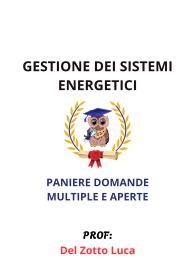 Paniere di GESTIONE DEI SISTEMI ENERGETICI, (prof. Del Zotto) - RISPOSTE MULTIPLE E APERTE