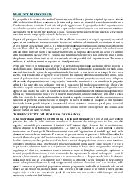 CONCORSO DOCENTI PNRR2 - Riassunto di GEOGRAFIA