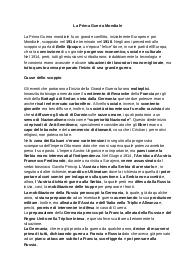 La Prima Guerra Mondiale: dalle Cause ai Trattati di Pace