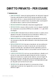 Riassunto libro di diritto privato - Formato A4