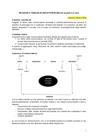 Appunti del corso di branding e comunicazione internazionale