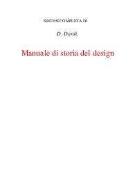 Manuale di storia del design