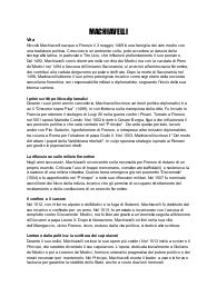 Riassunto su Machiavelli