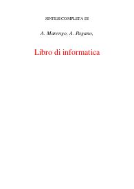 Libro di informatica