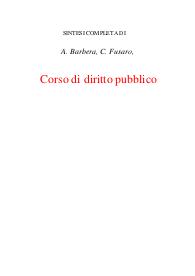 Corso di diritto pubblico