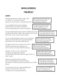 Parafrasi Canto I Inferno