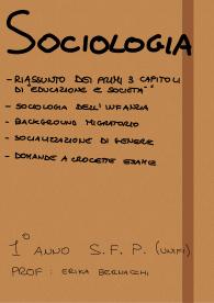Preparazione per esame di sociologia dell’educazione
