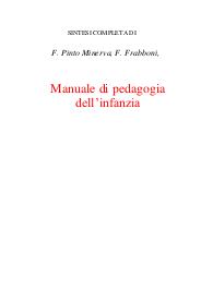 Manuale di pedagogia dell’infanzia