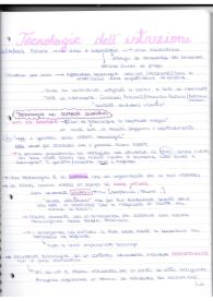 Appunti di Tecnologie dell’Istruzione, prof Pattoia, Università degli studi di Perugia, Scienze della Formazione Primari