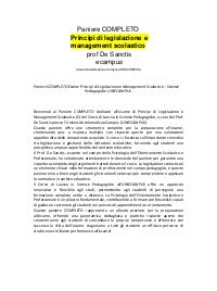 Paniere COMPLETO Esame Principi di Legislazione e Management Scolastico - Scienze Pedagogiche UNIECAMPUS