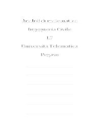 Analisi di matematica - Ingegneria Civile - L7 - Università Telematica Pegaso