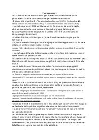 Appunti su Hannah Arendt (5 superiore)