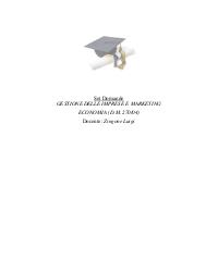 Paniere ECONOMIA E MKT Ecampus
