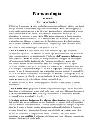 Riassunto farmacologia