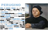 appunti su Perugino + opere