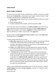 Appunti di Storia per Maturità