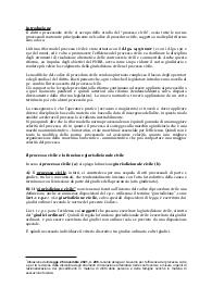 Appunti procedura civile Uni Trento