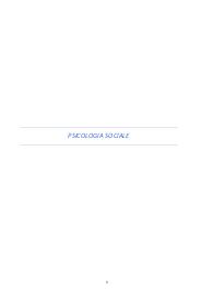 Psicologia sociale-Università Cattolica