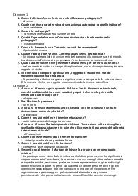 paniere pedagogia generale e sociale, prof.Mancini , ecampus, 2025