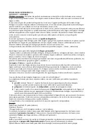 Appunti di filologia germanica