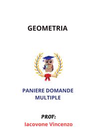 Paniere di GEOMETRIA, Ecampus, (prof. Iacovone Vincenzo) - RISPOSTE MULTIPLE