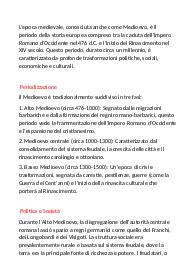IL MEDIOEVO IN MODO FACILE