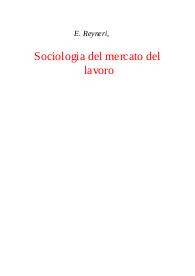 Sociologia del mercato del lavoro - Emilio Reyneri