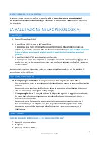 appunti di neuropsicologia per esame - professioni sanitarie