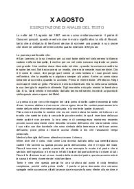X Agosto di Pascoli