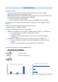 Riassunti statistica