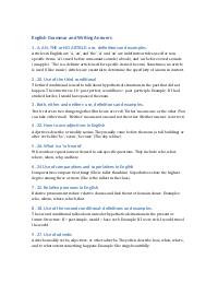 Risposte domande aperte esame lingua inglese