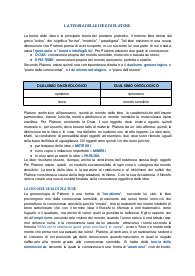 Riassunto sulla teoria delle idee di Platone