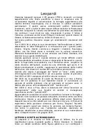 Appunti di Giacomo Leopardi