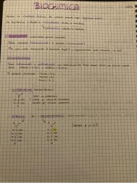 Appunti Biochimica liceo linguistico