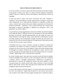 TEMA TESTO ARGOMENTATIVO "2020 STORIA DI DUE ANNI DI COVID19"