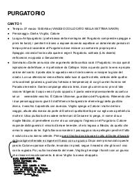 Appunti sul Purgatorio di Dante