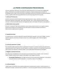 prime costruzioni prestoriche