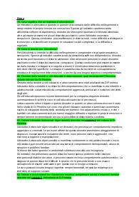 Paniere domande aperte psicologia dello sviluppo tipico e atipico