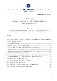Paniere domande clil e campus