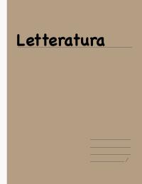 Appunti di letteratura per la quarta liceo scientifico