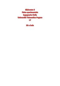Elaborato 3 Fisica sperimentale - Ingegneria Civile - Università Telematica Pegaso L-7