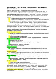 Metodologia della ricerca educativa , dell’osservazione e della valutazione